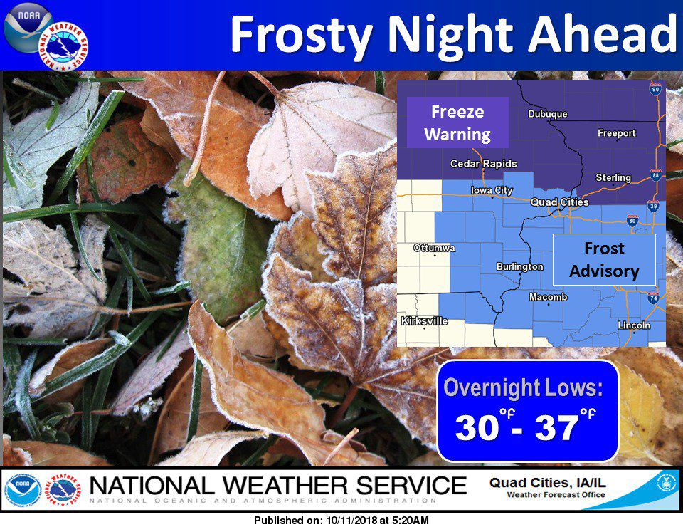 NWS: Frost